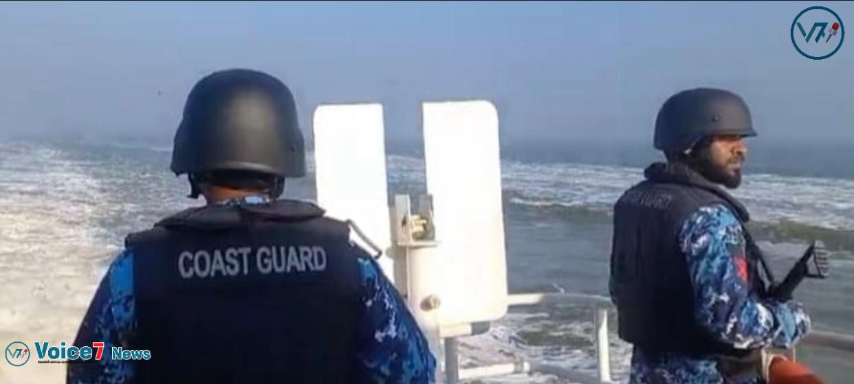 The unrest in Myanmar has led to an increase in BGB and Coast Guard patrols along the Naf River.             Photo By: voice7news.tv