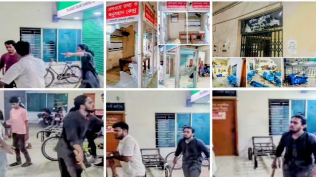 RU Students Vandalize Rajshahi Railway Station Over Student Assault