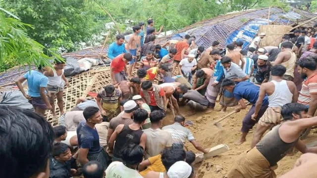Seven Students Killed in Landslide at Rohingya Camp Madrasa as Heavy Rains Batter Cox's Bazar, Hill Districts
