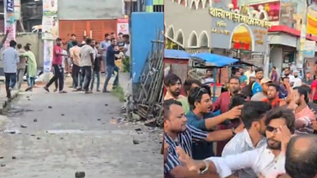 Clash erupts between supporters of MP Amir Hamza and Gana Odhikar Parishad in Kushtia