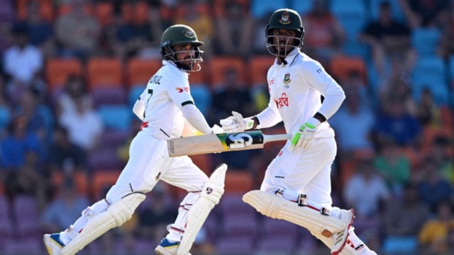 Bangladesh 115/1 at close of play on second day of Darwin Test