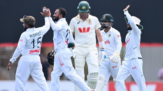 Bangladesh make history with 9-wicket Test victory over Australia