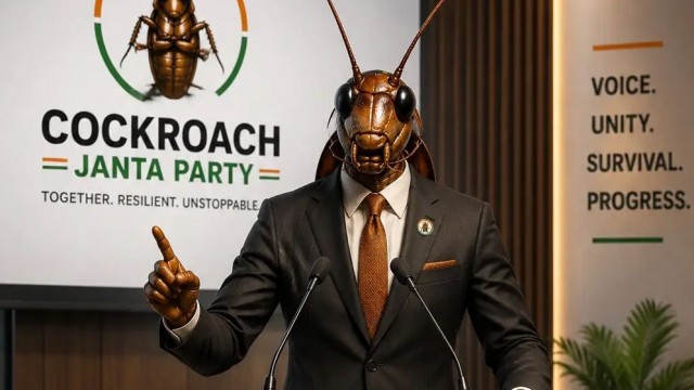 “Cockroach Janata Party” Meme Surge Sparks Political Buzz in India