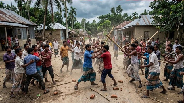 One Killed, 30 Injured in Village Clash Over Financial Dispute and Local Rivalry in Brahmanbaria