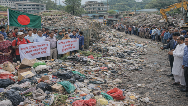 Public suffering reaches its peak in Rangamati as garbage piles up across the city