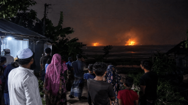 Explosions Across Myanmar Border Shake Teknaf, Residents Flee Homes in Panic