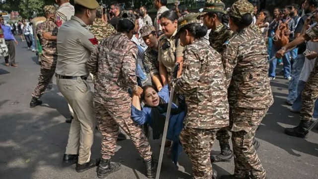 Delhi Detains Hundreds as Security Tightens Ahead of CJP Protest
