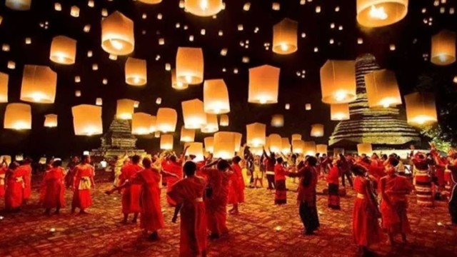 Thousands Gather at Rangamati Monastery for Prabarana Purnima