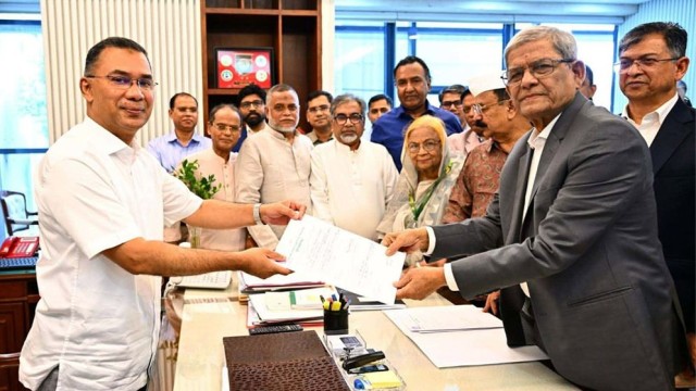 Mirza Fakhrul resigns from BNP posts after presidential nomination