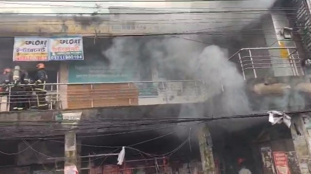 Fire at Kalmilta Bazar in Capital Brought Under Control
