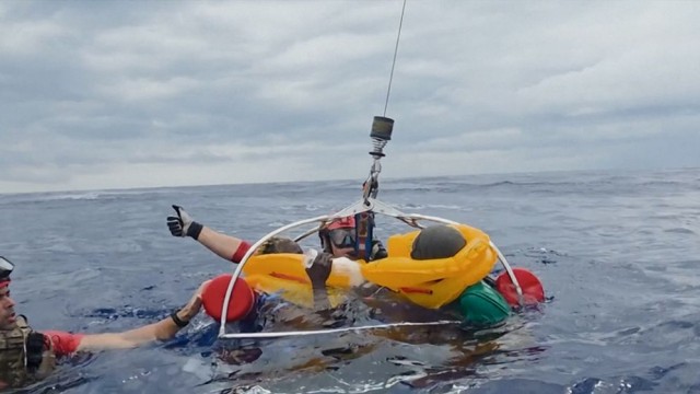 US Air Force Rescues 11 Plane Crash Survivors from Atlantic Ocean