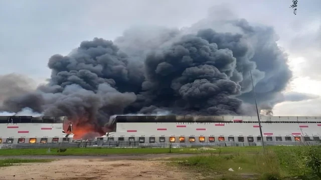 Ukrainian Drones Strike Wildberries Warehouse Deep Inside Russia