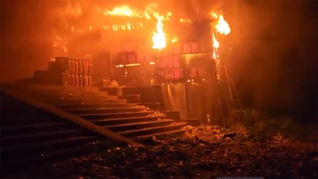 Massive Fire Destroys 9 Shops in Habiganj, Estimated Loss Tk 8 Million