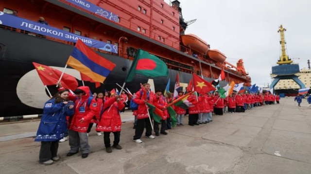 Bangladeshi Student Joins Arctic Expedition Aboard Russian Nuclear Icebreaker