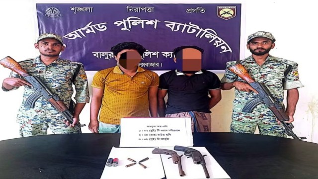 Two Rohingya Men Detained With Firearms, Ammunition in Ukhiya