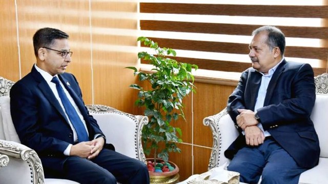 Indian High Commissioner Meets Bangladesh Information Minister
