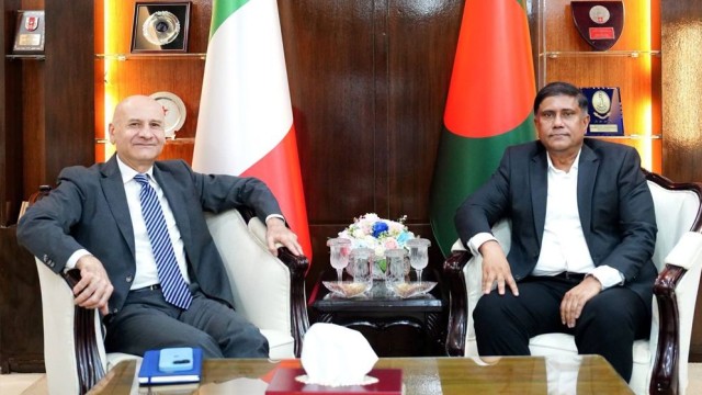 Italian Ambassador Meets Bangladesh Defence Adviser to Strengthen Bilateral Defence Cooperation