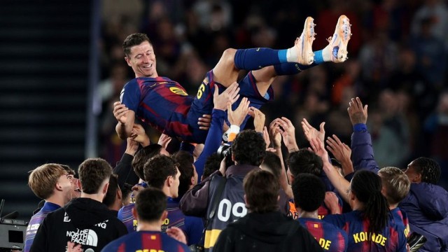 Barcelona End Home Campaign With Big Win as Lewandowski Bids Farewell