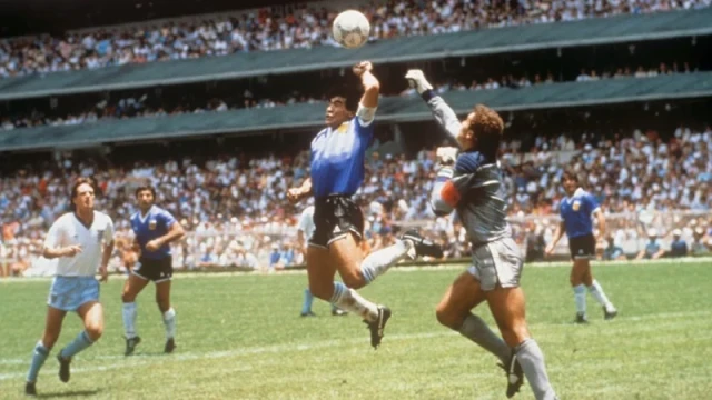 Maradona's 'Hand of God' World Cup Ball Goes Up for Auction