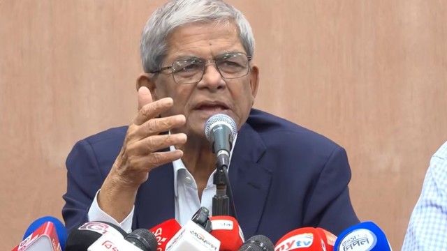 Government Working to Rebuild State and Implement July Charter: Mirza Fakhrul