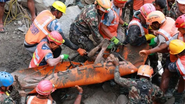 Two rescued alive after nine days from Nepal hydroelectric tunnel