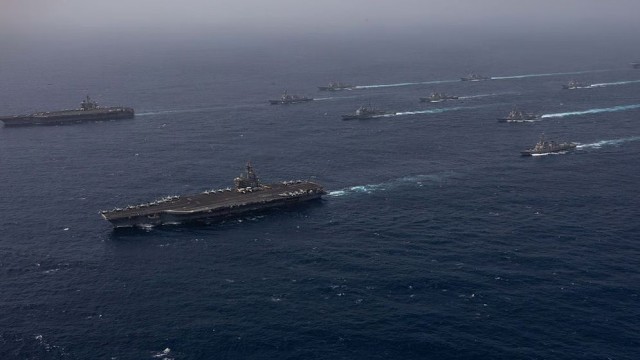 Shipping traffic through Strait of Hormuz rises 44% in one day