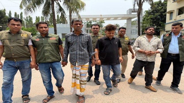 Pabna Hospital Site Extortion Case: Three Arrested