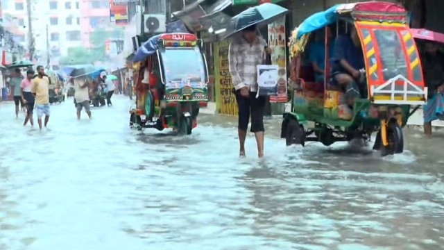 Continuous Rain Causes Waterlogging, Disrupts Life Across Parts of Dhaka