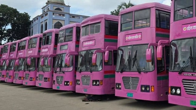 BRTC Launches ‘Pink Bus’ Service for Women in Dhaka