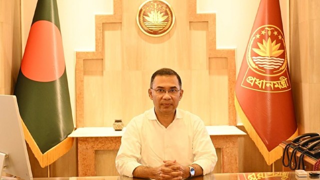 PM Tarique Rahman Urges Students to Plant Saplings at Primary Education Medal Ceremony