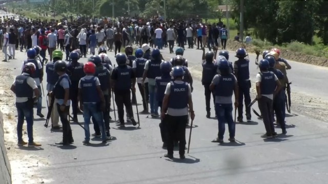 Two years after student uprising, law and order situation still faces challenges