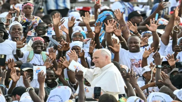 Pope Leo XIV visits Angola’s diamond‑rich northeast, denounces poverty amid wealth