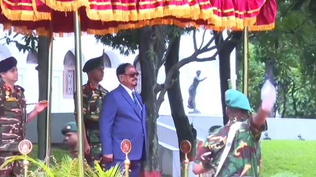 Acting President Hafiz Uddin Ahmed Enters Bangabhaban for First Time