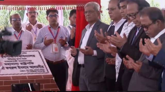 President lays foundation stone for Thakurgaon University