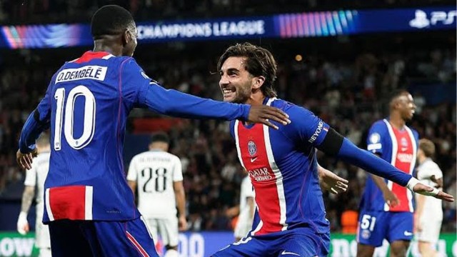 PSG Begin Champions League Title Defense With 6–1 Rout of Slovan Bratislava