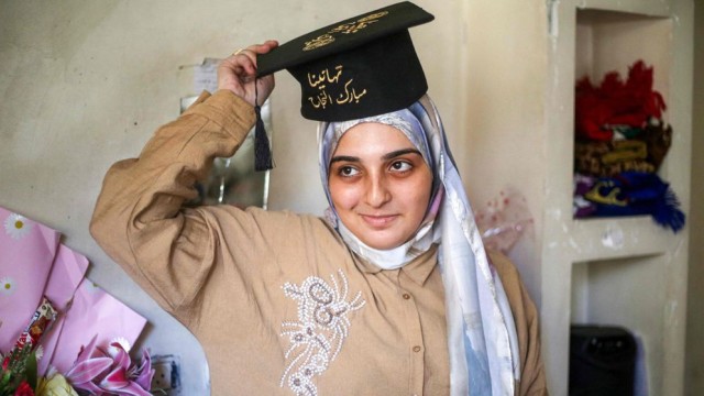 War, Displacement Could Not Stop Her: Gaza Teen Tops Palestine's National Exams