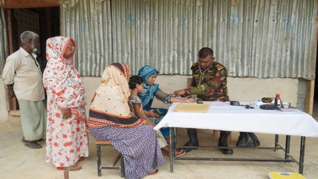 Army Provides Free Medical Care to Underprivileged People in Rangamati