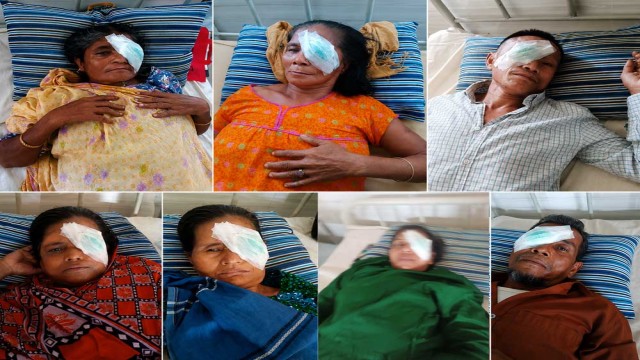 7 Cataract Patients Undergo Successful Surgery in Rangamati