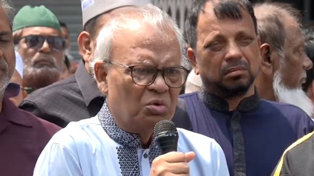 BNP Leaders Pay Tribute at Funeral of Former State Minister Mizanur Rahman Sinha