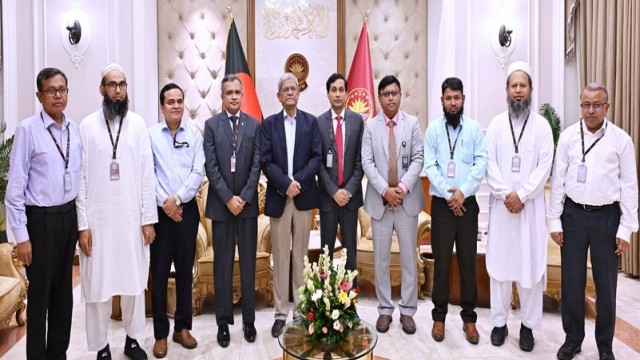 RUET Vice-Chancellor Pays Courtesy Call on President Mirza Fakhrul