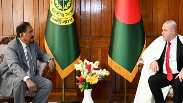Algerian Ambassador Calls on Speaker Hafiz Uddin Ahmed