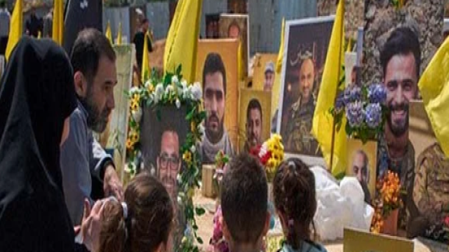 Hezbollah Holds Mass Funeral for 44 Fighters and Civilians in Southern Lebanon