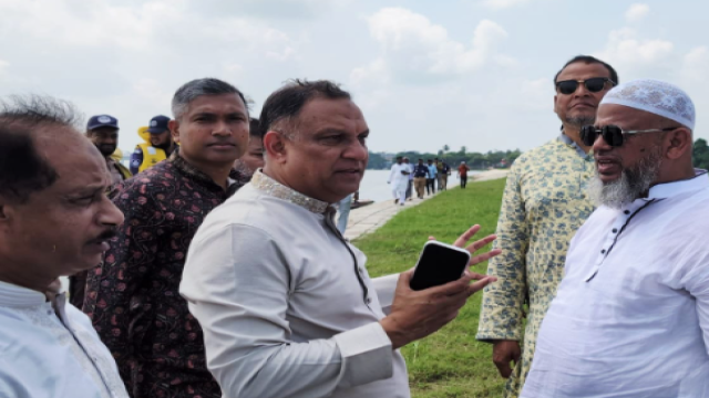 Tk 385 Crore Project Taken to Protect Bhairab Town from Meghna Erosion