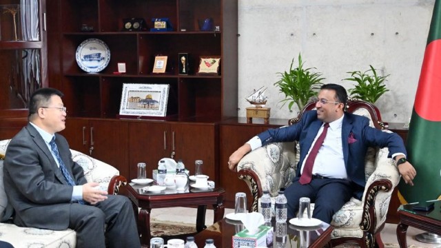 Chinese Ambassador Yao Wen Pays Farewell Call on Foreign Affairs State Minister