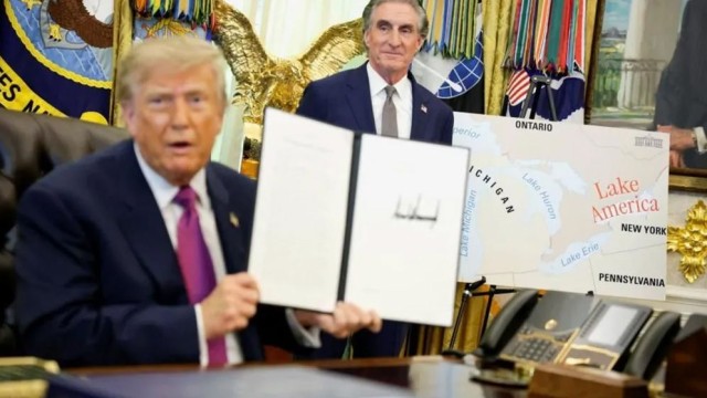 Trump orders Lake Ontario renamed ‘Lake America’ amid Canada trade tensions