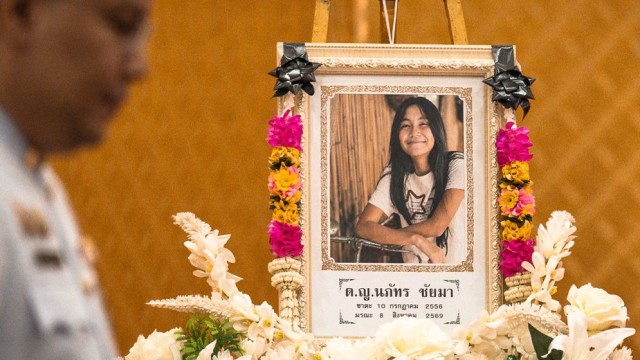 Thailand mourns 12-year-old school shooting victim