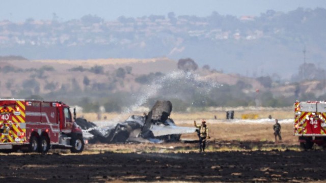 US Navy F-35 Fighter Jet Crashes Near San Diego Base, Pilot Survives