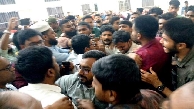 JCD Disrupts July Uprising Day Programme at Pabna University