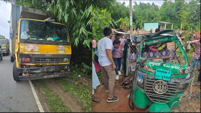 Three Killed as Truck Hits Auto-Rickshaw in Cox’s Bazar