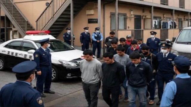 Japan Detains 11 Foreigners Over Illegal Stay Allegations